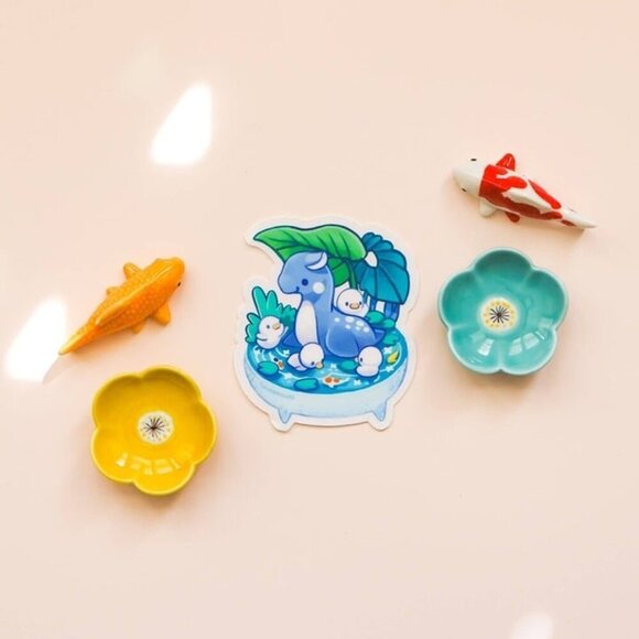 3 for $15 - Lochness Monster Sticker -‎ Transparent & Waterproof Vinyl - Picture 3 of 3